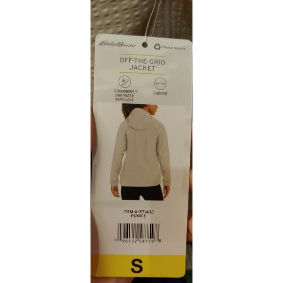 Eddie Bauer Womens Jacket Hooded Off The Grid--Tan (Pumice) - Picture 8 of 10